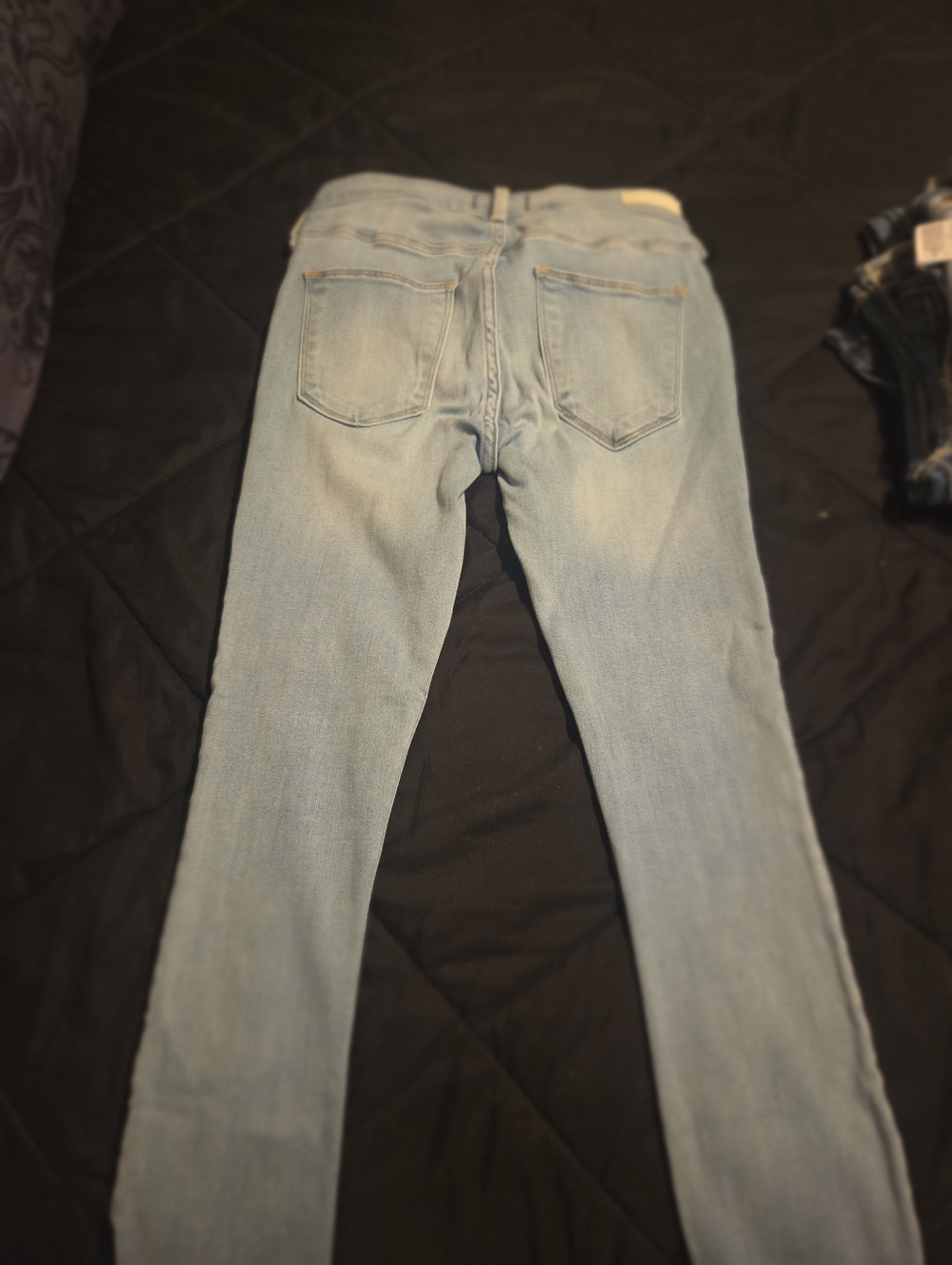 Abercrombie & Fitch Light Blue Women's Skinny Jeans - Picture 4 of 5